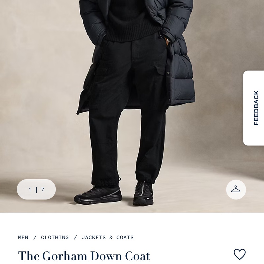 Gorham Men's Black Puffer Jacket